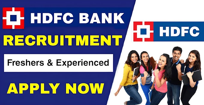 HDFC Bank recruitment 2024 apply online - Notification released for multiple posts