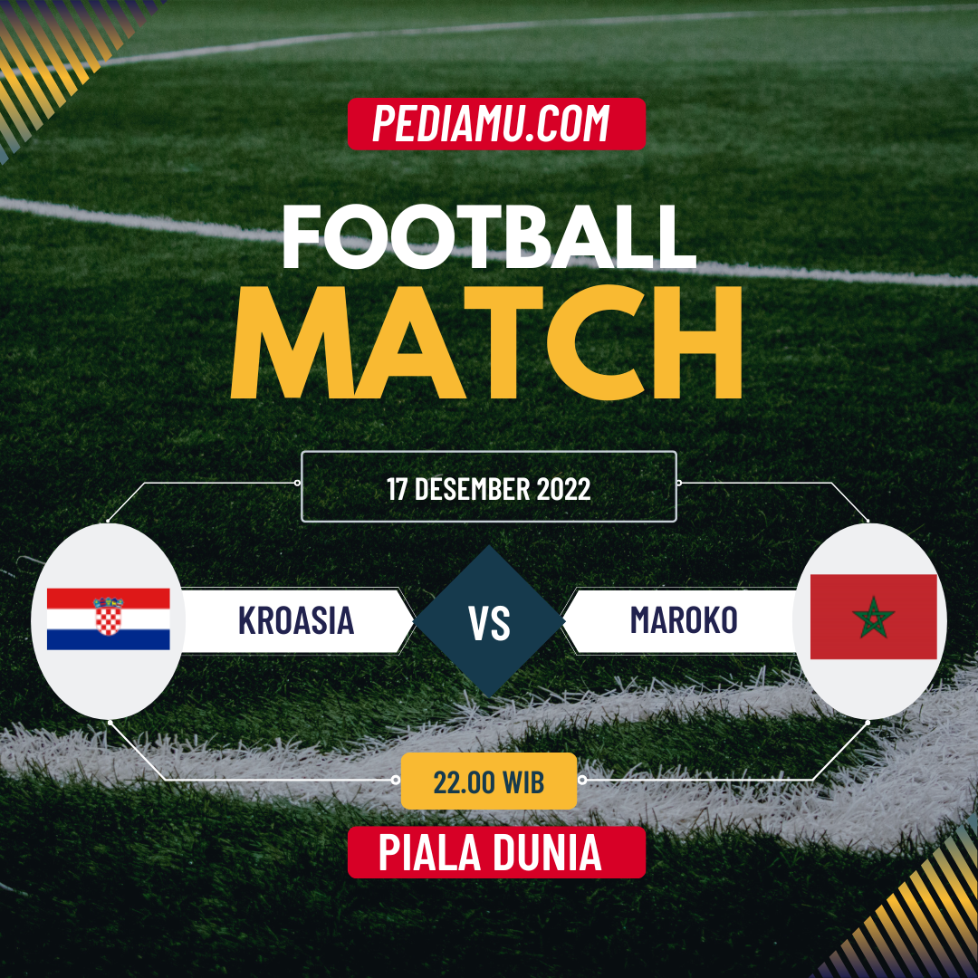 LINK STREAMING PIALA DUNIA Kroasia vs Maroko | 17 DESEMBER 2022