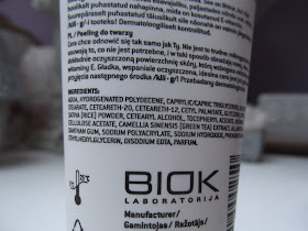 kili-g Pleťový peeling pre všetky typy pleti zloženie