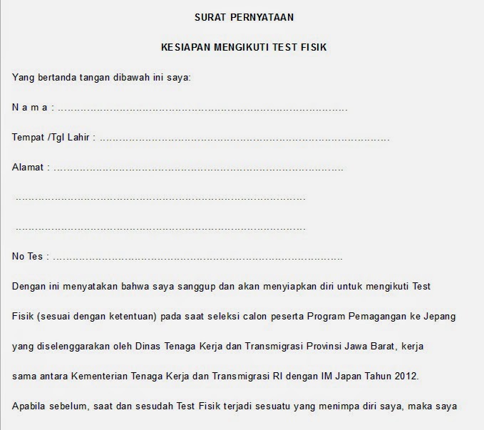 Contoh Surat Pernyataan Kepemilikan - 600 Tips