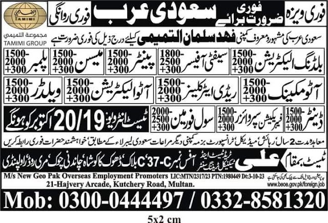 Latest Jobs Are available | Safety Jobs in italy Abu-Dubai , KSA & Qatar