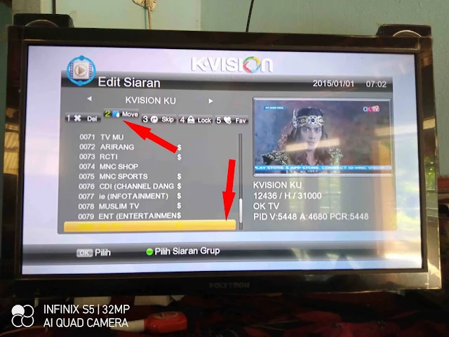 Cara Menyusun Siaran TV K-Vision G-88HD Ottimo 01