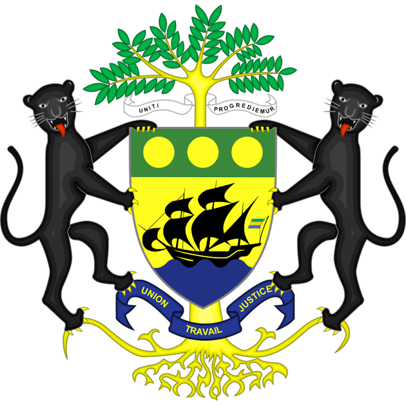 Logo Gambar Lambang Simbol Negara Gabon PNG JPG ukuran 800 px