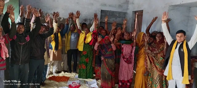 सुहेलदेव भारतीय समाज पार्टी ने सकलडीहा के ग्राम सभा डिघवट व ओडौली में लगाई जनचौपाल