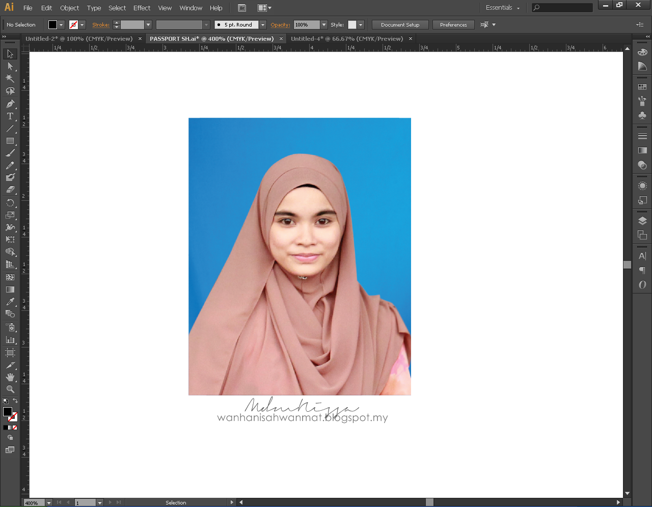 Mdmnissa: Tutorial Membuat Gambar Passport