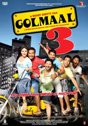 Golmaal 3 2010 Full Hindi Movie Download BluRay 720p