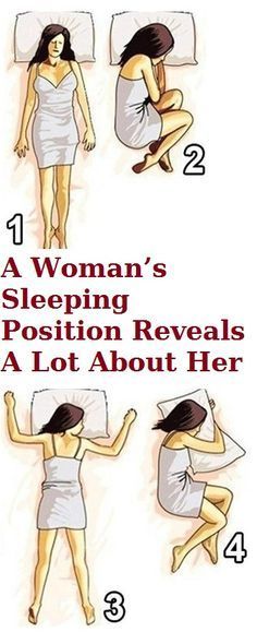 A Woman’s Sleeping Position 