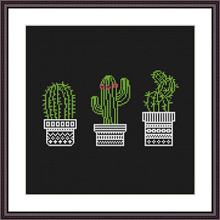 Cactus cross stitch - JPCrochet