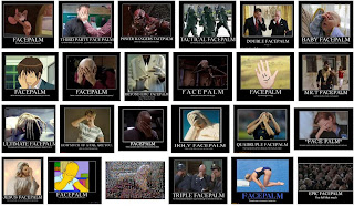 Facepalm collage