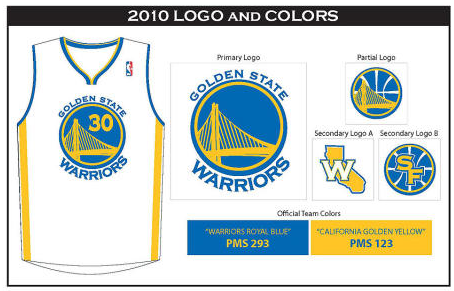 golden state warriors jersey history. New G State Warriors Logo