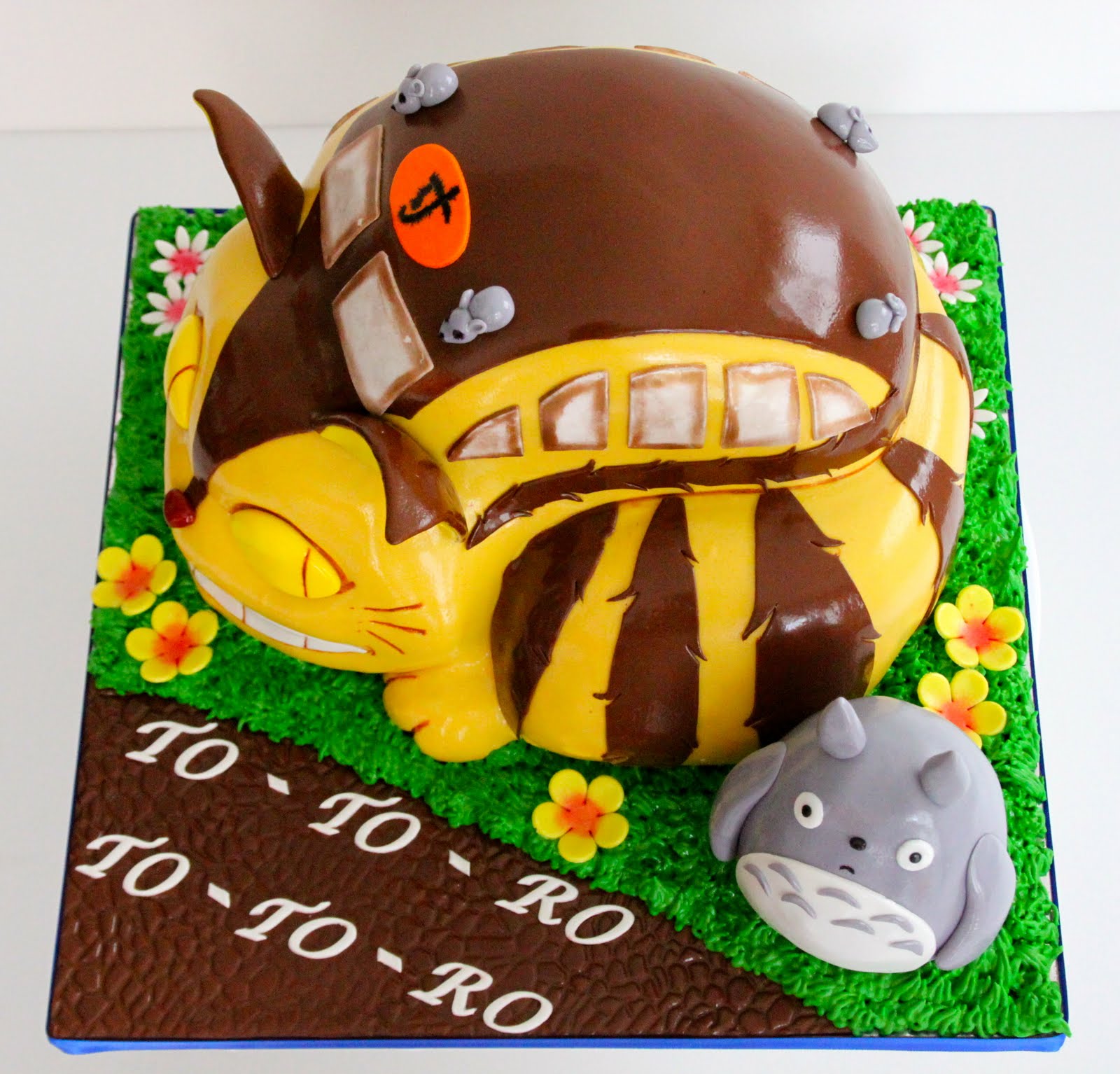 Celebrate With Cake Totoro Cat Bus Cake