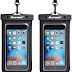 Universal Waterproof Case,Hiearcool Waterproof Phone Pouch Compatible for iPhone 13 12 11 Pro Max XS Max Samsung Galaxy s10 Google Up to 7.0", IPX8 Cellphone Dry Bag for Vacation-2 Pack