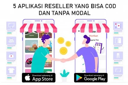 aplikasi reseller yang bisa cod tanpa modal