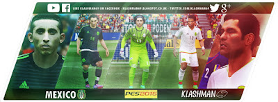 PES 2015 Mexico Kit Pack Copa America 2015/Gold Cup 2015 by Klashman69
