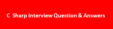 Best C Sharp Interview Questions and Answers 2022 2023 | Top C# Interview Questions and Answers MCQ Type