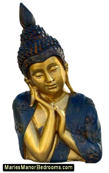 Buddha Head Bust Buddha Statue  Oriental sculpture exotic decor