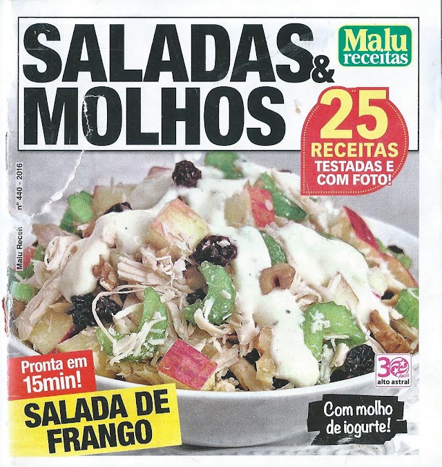 Malu Receitas Saladas & Molhos N° 440/2016