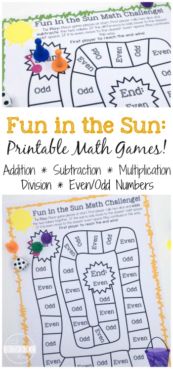 fun summer math games