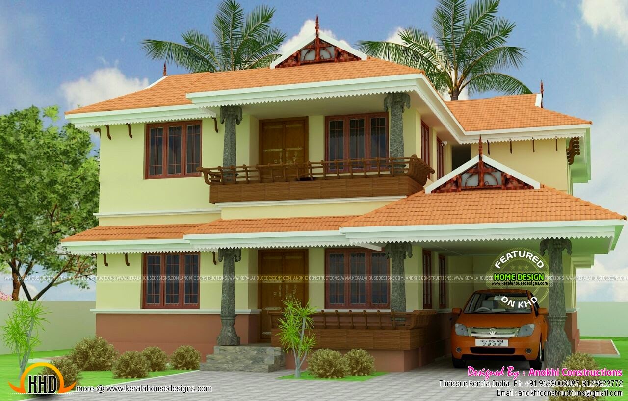 2080 square feet Kerala  model  house  Kerala  home  design 