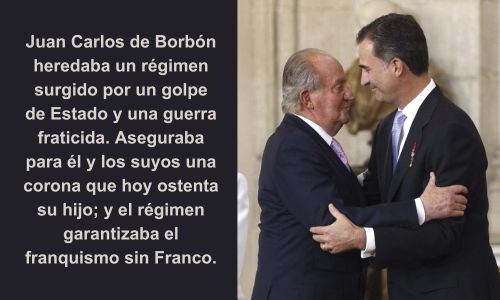 franquismo borbon transicion falange