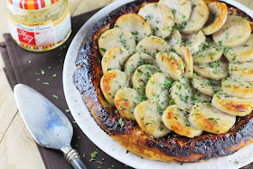 Tatin feuilletée Oignon Curry et Boudin blanc - Une Graine d'Idée