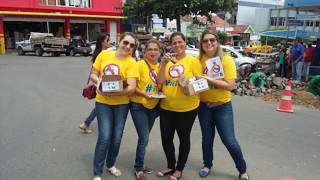 SECRETARIA DE SAÚDE REALIZA DE BOM CONSELHO REALIZA ADESIVAÇO CONTRA O MOSQUITO DA DENGUE