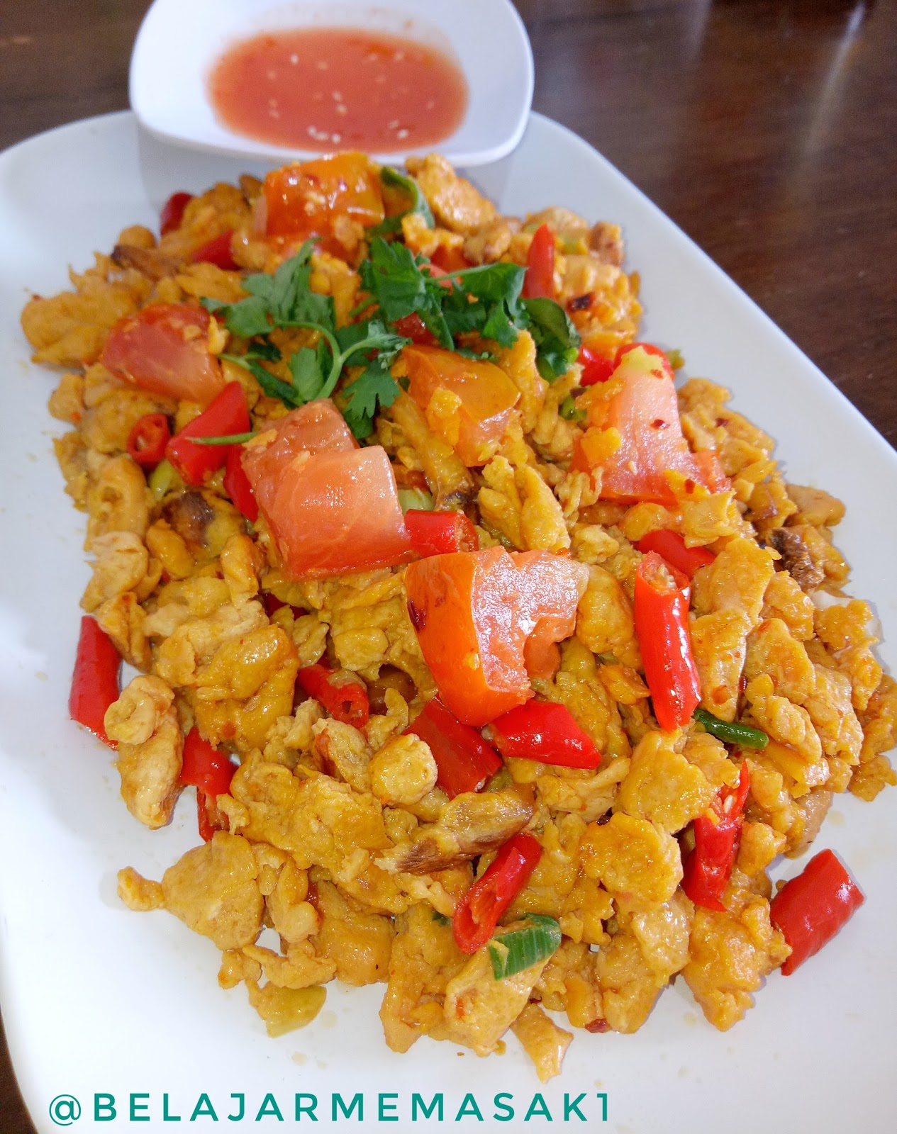 Resep Orak Arik telur tomat 🍅