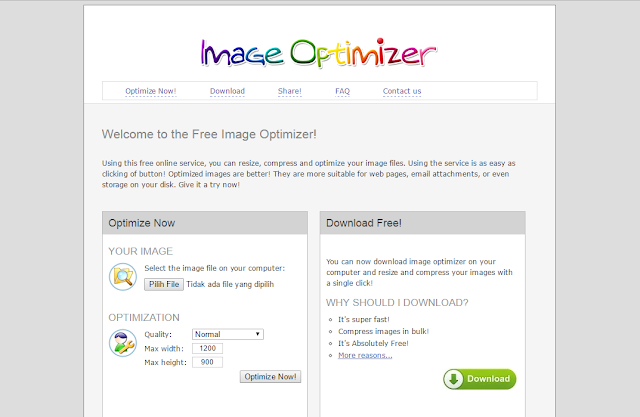 Ini 5 Situs Terbaik untuk kompress Ukuran Gambar/Foto