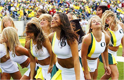 hot oregon ducks cheerleaders