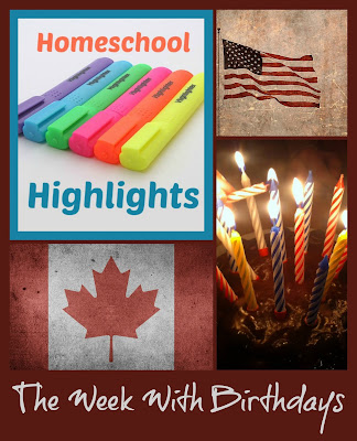 Homeschool Highlights - The Week With Birthdays on Homeschool Coffee Break @ kympossibleblog.blogspot.com