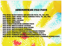 Download Administrasi File PAUD Terbaru