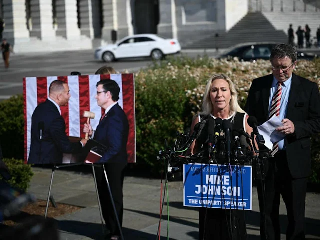 GOP Showdown: Greene's Bold Move to Oust Speaker!