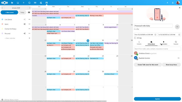 Nextcloud Hub Calendar 2.0