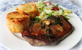 Butter, Herb & Garlic  Basted Steaks