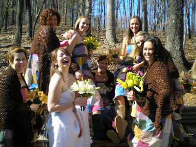 Hippie Wedding in Helen GA hippie wedding Multicolored Wedding Invitations