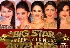  Bollywood Celebrities and their dress at Big Star Entertainment Awards 2013