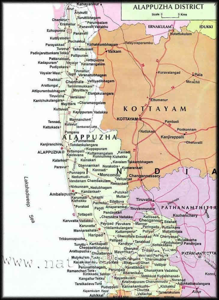 Top Concept Alappuzha District Map, Amazing Ideas!