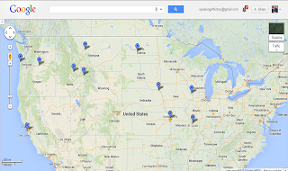 Google Map of North America