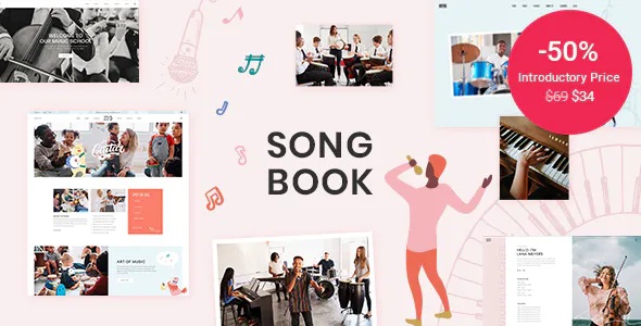 Music School WordPress Theme 