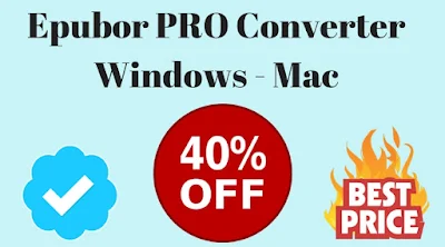 epubor pro converter license key discount coupon codes, rabatt, lizenzschlüssel