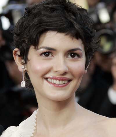 Photo of French actress from The Da Vinci Code Audrey Tautou's teeth