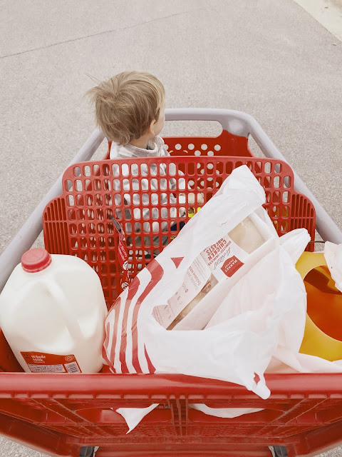 Target shopping with Mom. 