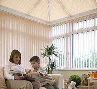 conservatory blinds - vertical blinds