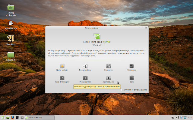 Linux Mint 18.3 Sylvia Xfce 32 bit