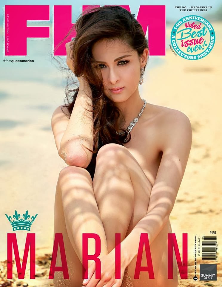 Marian Rivera FHM March 2014 Cover Girl 14th Anniversary Special Issue