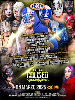 Luchas de la función del CMLL el 4 de marzo del 2025 (Guadalajara).