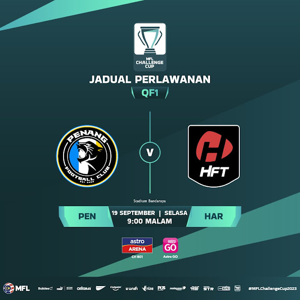 Live Streaming Penang vs Harini FT 19.9.2023