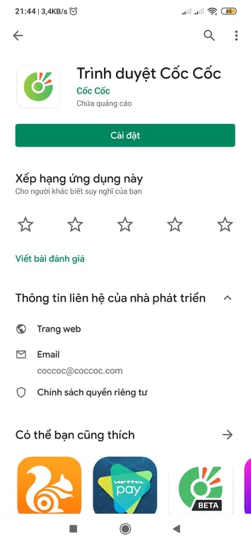 Tải Cốc Cốc Apk Mới Nhất 2020 Cho Điện Thoại Android Miễn Phí