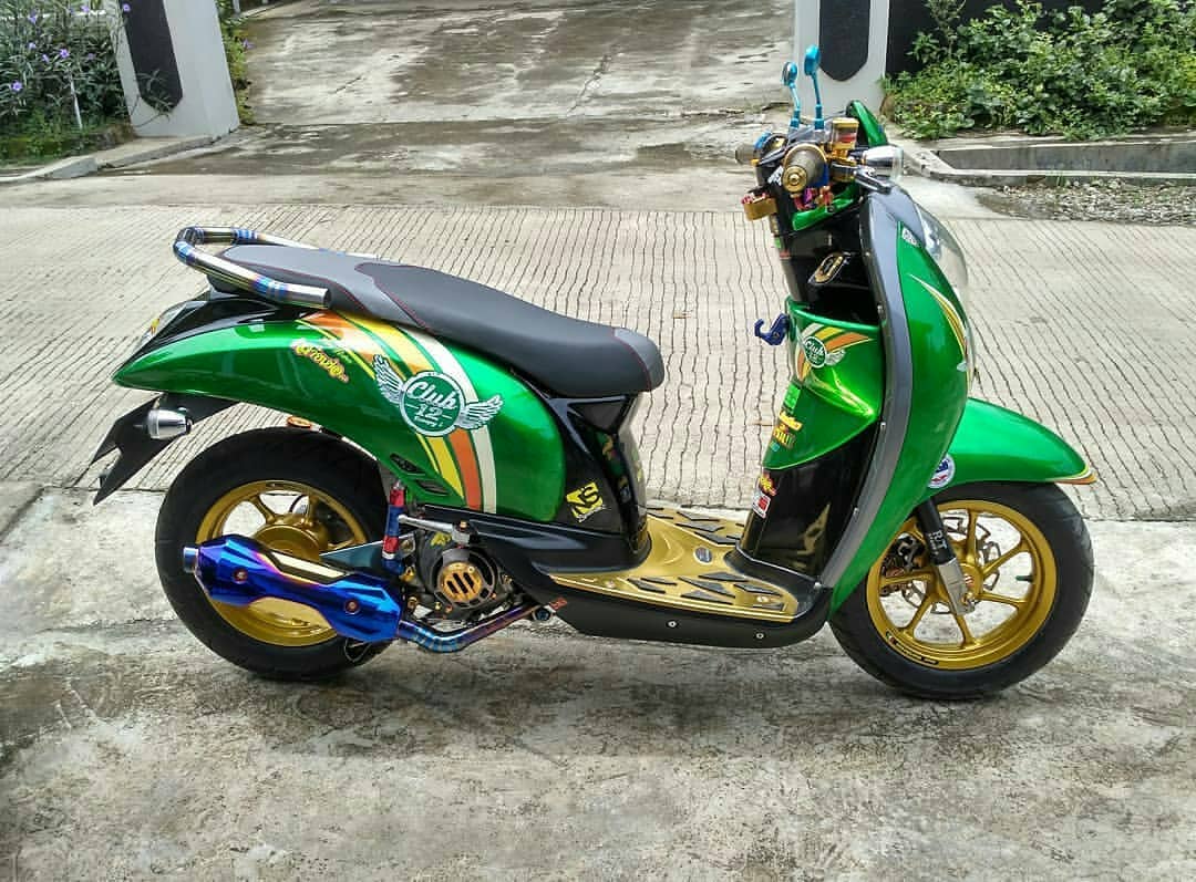 58 Foto Modifikasi Motor Scoopy Ring 12 Lebih Ciamik