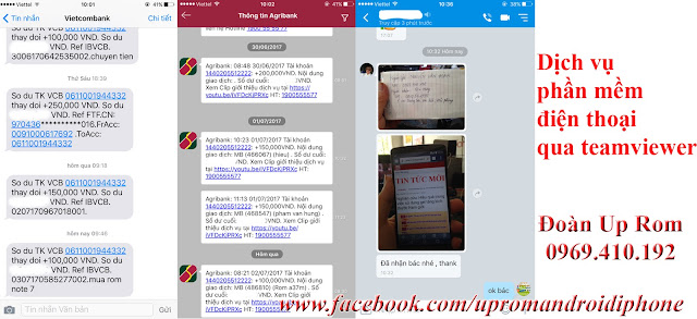 Dịch vụ sửa chữa phần mềm điện thoại từ xa qua Teamviewer: Unlock SIM Phá mật khẩu xác minh tài khoản Google FRP nạp tiếng Việt